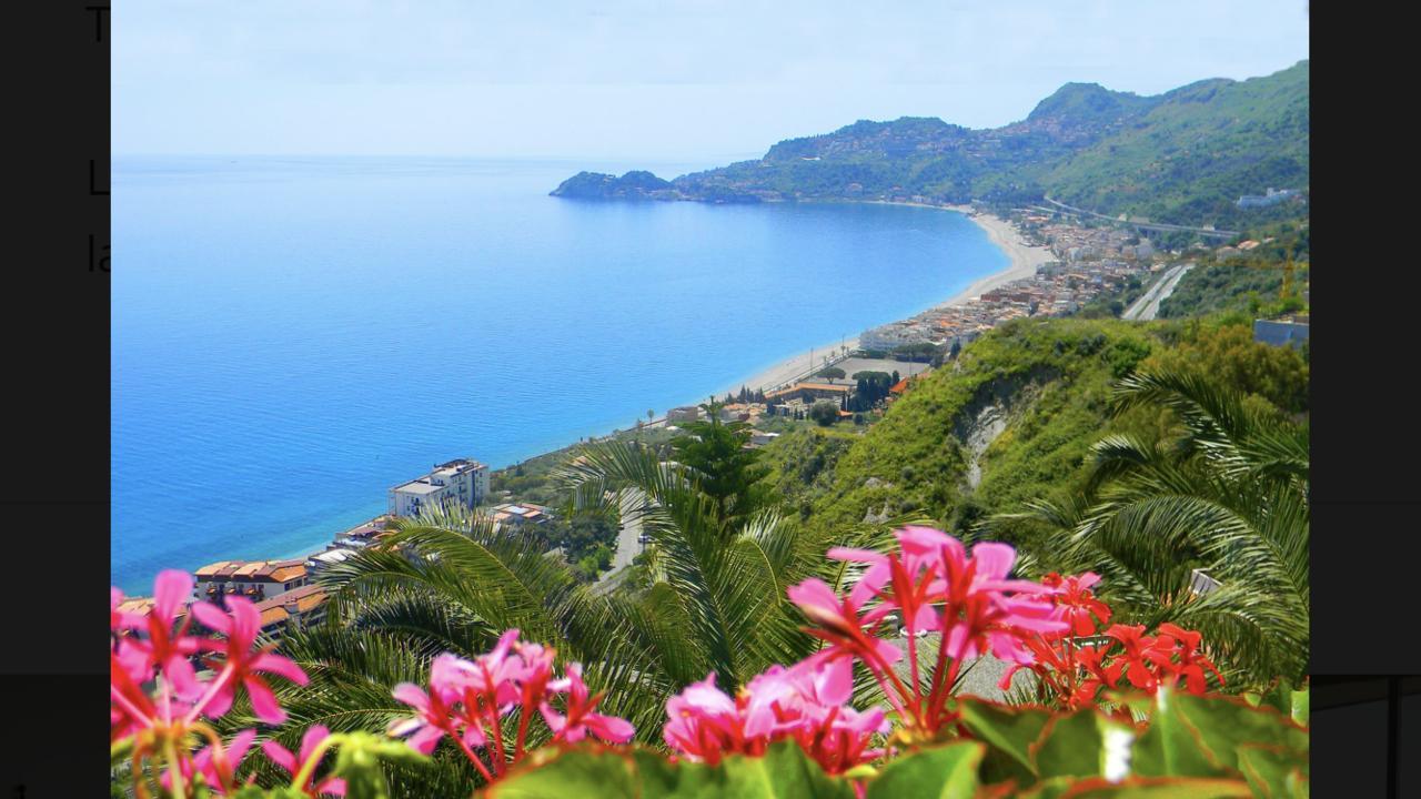 Bed and Breakfast La Nave Sul Mare Di Taormina Letojanni Exteriér fotografie